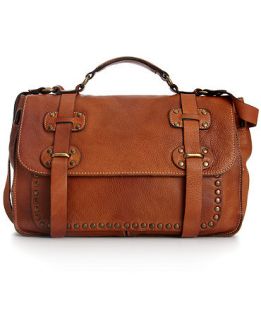 Patricia Nash Handbag, Cadiz Washed Leather Studded Large Flap Bag