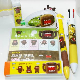 Automatic Pencil Pen Eraser Lead Refill Sticky Memo Set Yellow