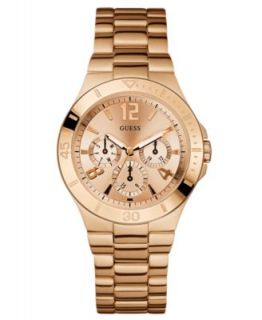 GUESS Watch, Womens Chronograph Active Shine Rose Gold Tone Stainless
