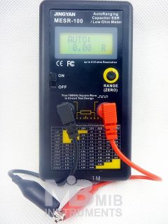 Capacitor Capacitance Cap ESR Meter Tester Combo DMM Mesr 100 JY6013
