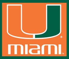 The U University of Miami Hurricanes Mens Baseball Jersey