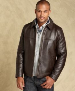 Tommy Hilfiger Jacket, Vintage Leather Moto Jacket   Mens Coats