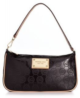 MICHAEL Michael Kors Handbag, Logo Patent Pouchette Bag
