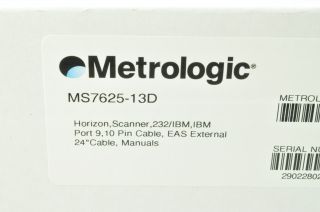 New Metrologic Horizon in Counter Retail Barcode Scanner MS7625D RS232