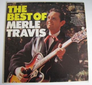 Merle Travis The Best of LP Capitol Records Country EX NM