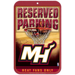 Miami Heat 11 x 17 Reserved Parking Sign
