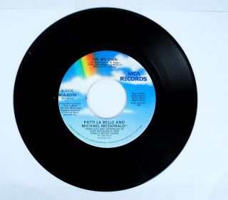 Patti La Belle and Michael McDonald On My Own Record 7 Inch Vinyl