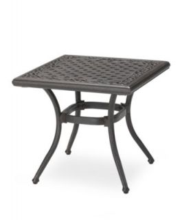 Aluminum Patio Furniture, Outdoor End Table (20 Square)