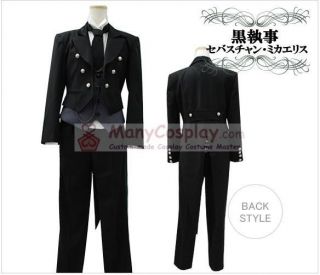 Black Butler Sebastian Michaelis Custom Cosplay Costume