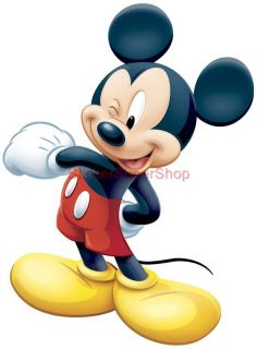 Disney Mickey Mouse Decal Removable Wall Sticker Home Decor Art Boys