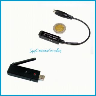 Mini Nanny Cam Micro Spy Camera Wireless DVR Receiver