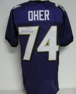Michael Oher Autographed Signed Ravens Jersey JSA