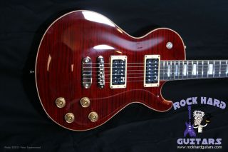 Dean USA Thoroughbred Single Cut Trans Cherry w Gibson Les Paul Sig