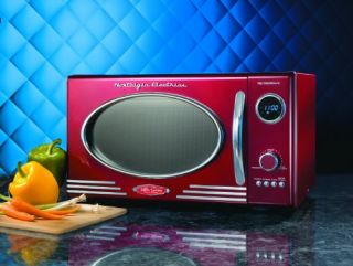 Electrics RMO 400RED Retro Series 9 CF Microwave Oven Red