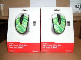 Microsoft GMF 00017 Wireless Mobile Mouse 3500 Lot of 2