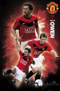New Michael Owen Manchester United Poster