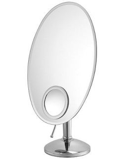 Kimball & Young, 10x Magnified Inset Oval Makeup Mirror  