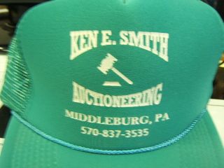 Ken E Smith Auctioneering Middleburg PA Teal Hat