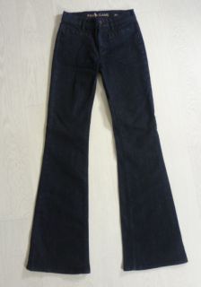 MiH Made in Heaven Raw Ink Blue Kick Flare Marrakesh Jeans 24 6 8