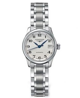 Longines Watch, Womens Swiss Automatic Master Stainless Steel