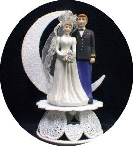 Navy Marine Sailor Army Wedding Cake Topper Top Uniform Soldier