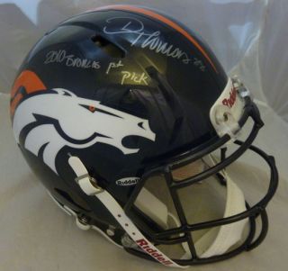 Demaryius Thomas Autographed Denver Broncos Full Size Proline Speed