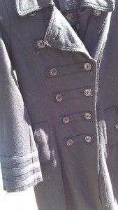 Millard Fillmore Military Trench Coat Womens XL