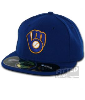 Milwaukee Brewers Alternate New Era Authentic On Field 59FIFTY Cap
