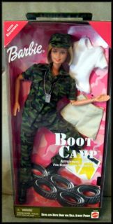 RARE Military Barbie Boot Camp Army AAFES Fashion Doll Gi Gear Mattel