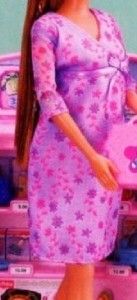 Mattel Happy Family Barbie Doll Midge Pre Pregnant Non Maternity Dress