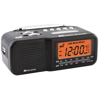 Midland WR11 7 Channel Am FM Alarm Weather Alert Radio