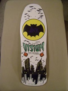 Vision Marty Jinx Jimenez Mini Skateboard Deck White