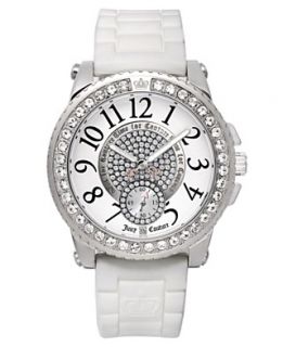 Juicy Couture Watch, Womens Pedigree White Jelly Strap 1900702