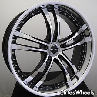 22 inch Wheels Rims Camaro SS 2010 and Up Sale 5x120 Boss Black and