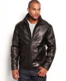 Marc New York Jacket, Nolan Rugged Leather Coat   Mens Coats & Jackets