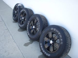Wheels Set of 4 Painted Black with Tires 2006 2007 2008 2009 2010
