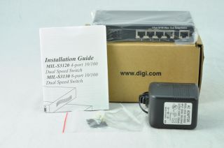 Port Industrial Mini 10 100 Ethernet Switch Mil S3120