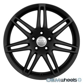 19 Black Audi RS4 Wheels A4 A5 S5 S4 R8 A6 A8 VW Rims