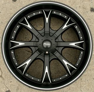 20 Black Rims Wheels Ford Fusion Flex Mustang 20 x 8 5 5H 35