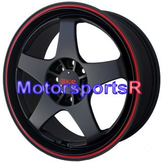 17 XXR 962 Black Staggered Rims Wheels Nissan 240sx S13