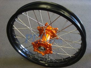 125 144 200 300 250 450 520 525 CNC Hub Wheel Wheels Set Orange