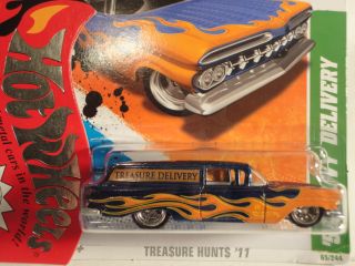 Hotwheels Super Treasure Hunt 59 Chevy Delivery★super Nice Delivery