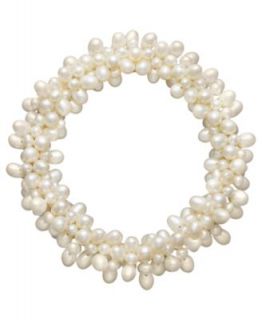 Pearl Bracelet, Sterling Silver Multicolor Cultured Freshwater Pearl