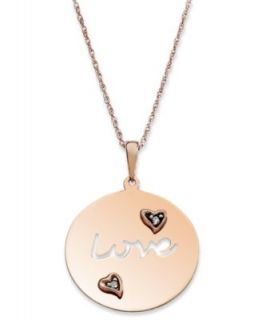 Wrapped in Love™ Diamond Heart Pendant, 14k White Gold Diamond Heart