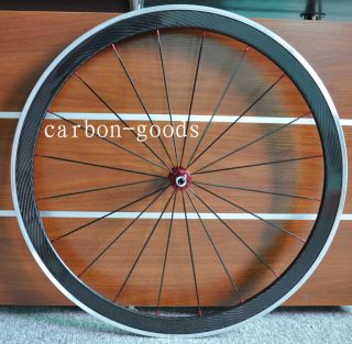42mm Carbon Alloy Road Bike Clincher Wheels Wheelset