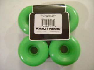 Powell Peralta Bombers Skateboard Wheels Green 60mm 85A