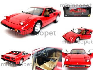 Hot Wheels Elite Ferrari 308 GTB 1 18 Diecast Red