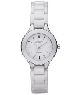 DKNY Watch, Womens White Ceramic Bracelet NY4886   All Watches