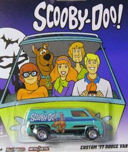 Hot Wheels 2012 Hanna Barbera Scooby Doo Custom 77 Dodge Van Green