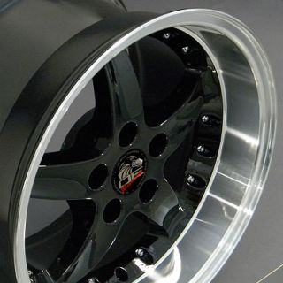 Single 17x10 5 Black Cobra R Wheel Fits Mustang® 94 04